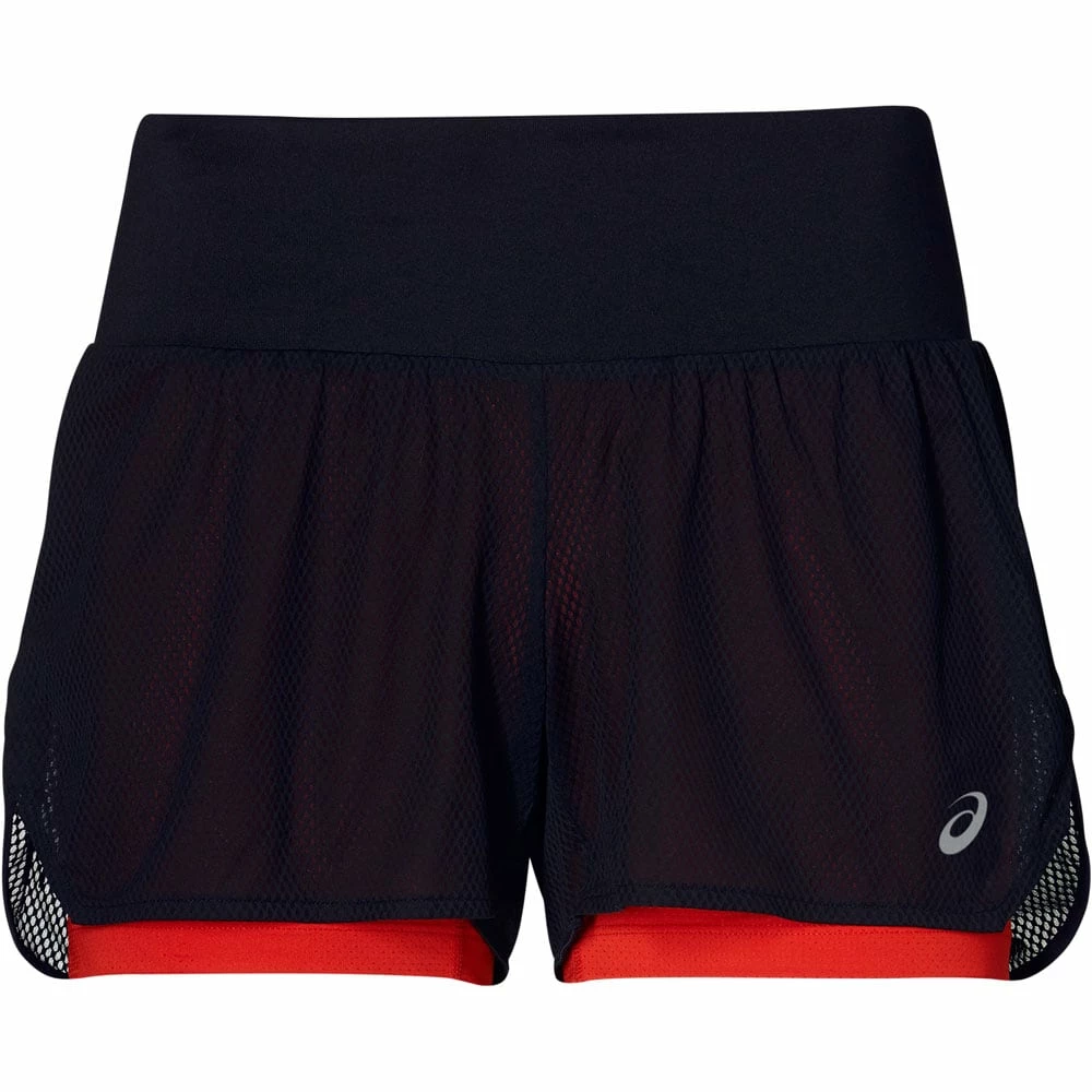 Neu ✨ Asics Cool 2-in-1 Short Laufhose Performance Black Damen ✨