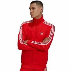 Billig 🔥 Adidas Originals Beckenbauer Trainingsjacke Red Herren 🤩