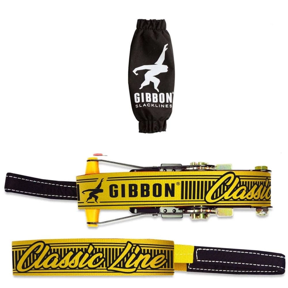 Bester Verkauf ✔️ Gibbon Classic Line Slackline Yellow Damen, Herren 🌟 – Bild 3