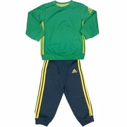 Coupon 🔥 Adidas Performance Crew Jogger Green/Yellow Kinder 😀