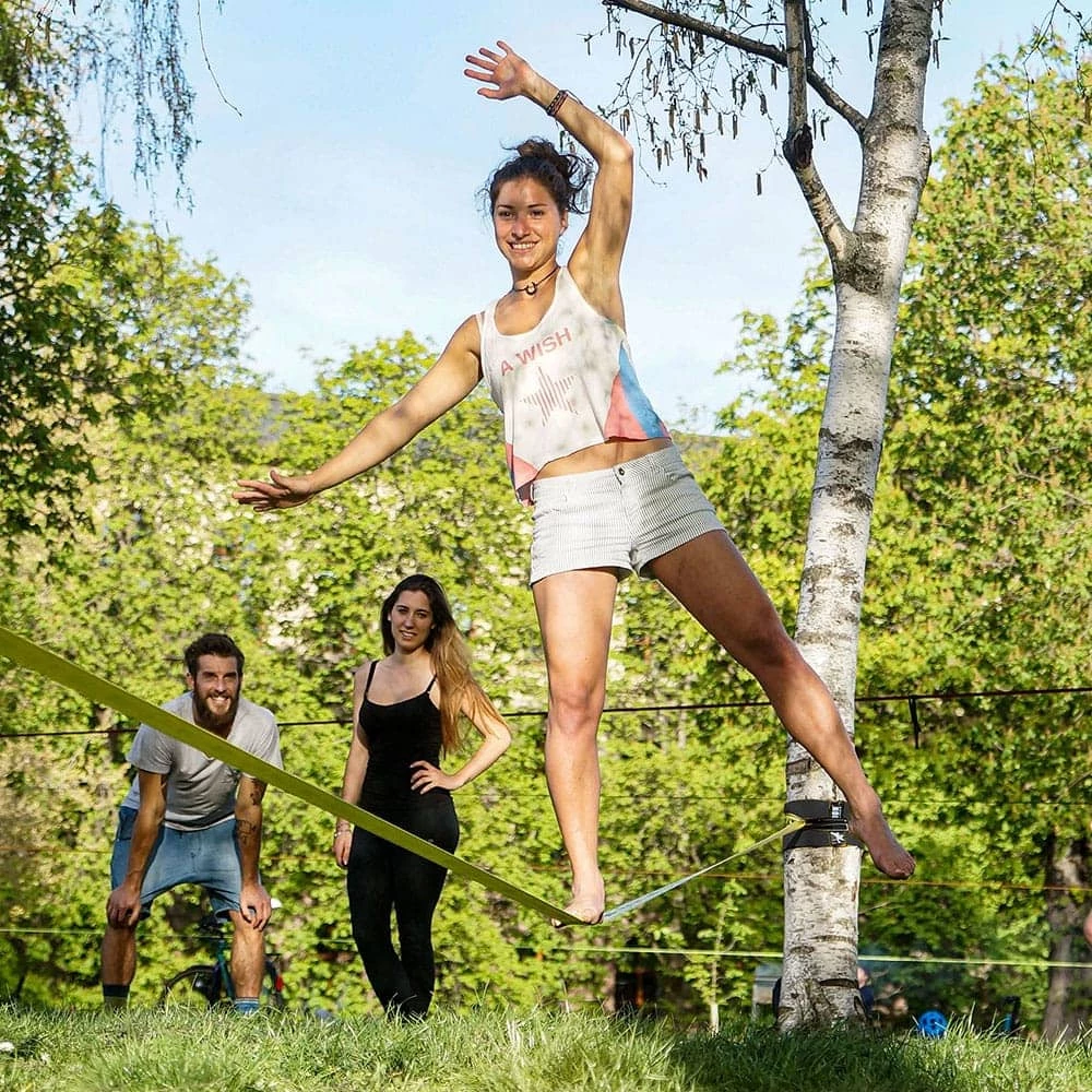 Bester Verkauf ✔️ Gibbon Classic Line Slackline Yellow Damen, Herren 🌟 – Bild 5