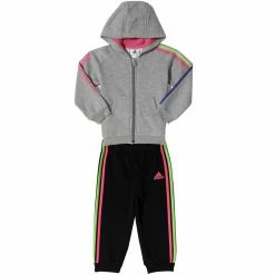 Bestes Angebot 🎁 Adidas Performance Lineage Suit Grey/Pink/Green/Purple Kinder 🎉