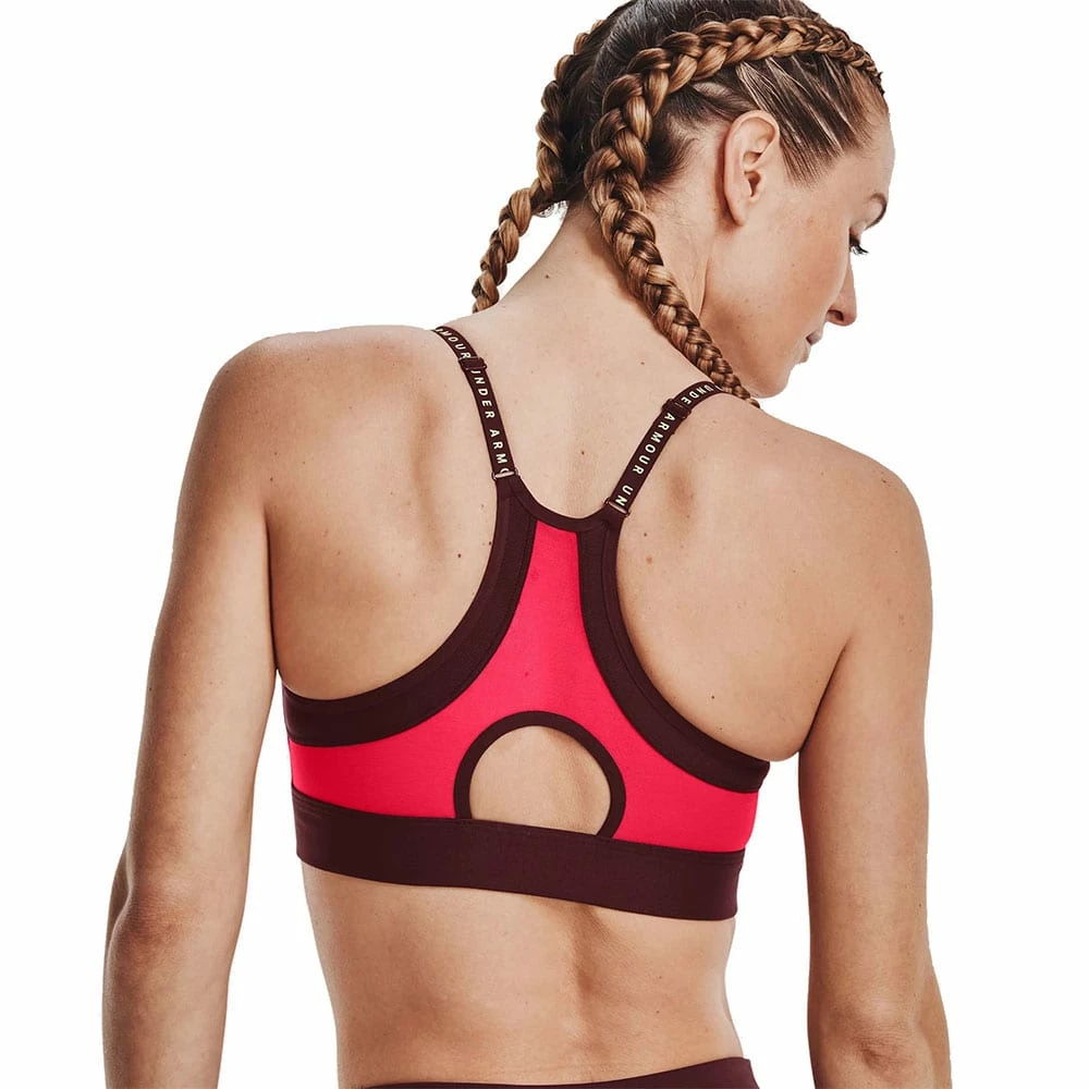 Billig ⌛ Under Armour Infinity Low Sport-BH Radio Red/Chestnut Red Damen 👏 – Bild 2