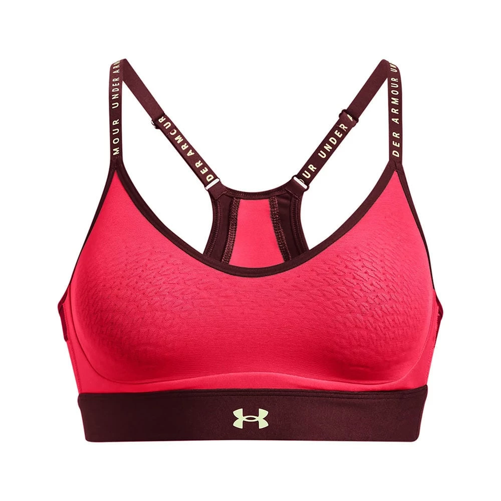 Billig ⌛ Under Armour Infinity Low Sport-BH Radio Red/Chestnut Red Damen 👏 – Bild 6