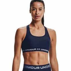 Beste Bewertungen von 🛒 Under Armour Crossback Mid Bra Sport-BH Midnight Navy Damen ⭐