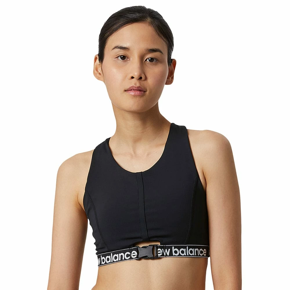 Aktion 😀 New Balance Achiever Crop Bra Sport-BH Black Damen 💯