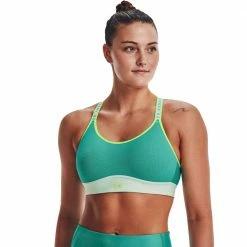 Budget ⭐ Under Armour Infinity Mid Bra Sport-BH Neptune/Sea Mist Damen 🎉