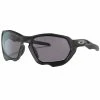 Bester Verkauf 🥰 Oakley Plazma Sportbrille Matte Black/Prizm Grey Polarized Damen, Herren 🛒