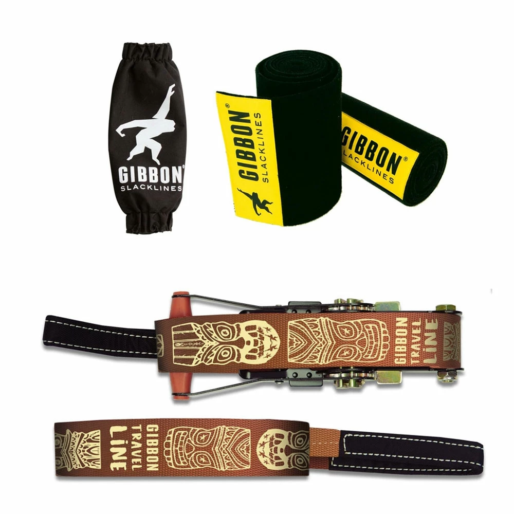 Budget 😀 Gibbon Travel Line Treewear Reise-Slackline Brown Damen, Herren 🧨 – Bild 3