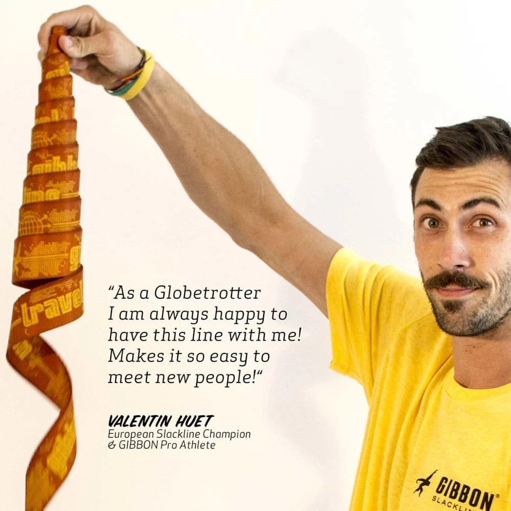 Budget 😀 Gibbon Travel Line Treewear Reise-Slackline Brown Damen, Herren 🧨 – Bild 6