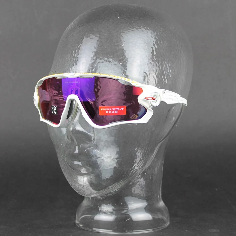 Großhandel 🌟 Oakley Jawbreaker Radbrille Tour De France Matte White/Prizm Road Herren 🔔 – Bild 5