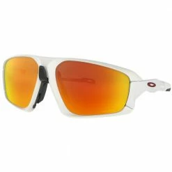 Bestes Angebot 😍 Oakley Field Jacket Sportbrille Matte White/Prizm Ruby Damen, Herren 🔔