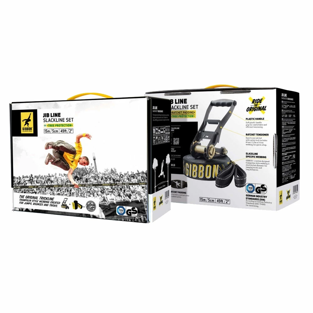 Budget ⭐ Gibbon Jibline Treewear Trick-Slackline Black Damen, Herren 🤩 – Bild 4
