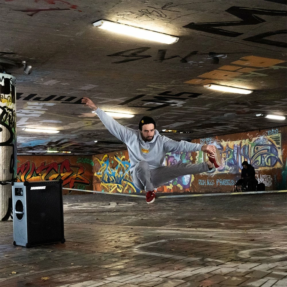 Budget ⭐ Gibbon Jibline Treewear Trick-Slackline Black Damen, Herren 🤩 – Bild 6