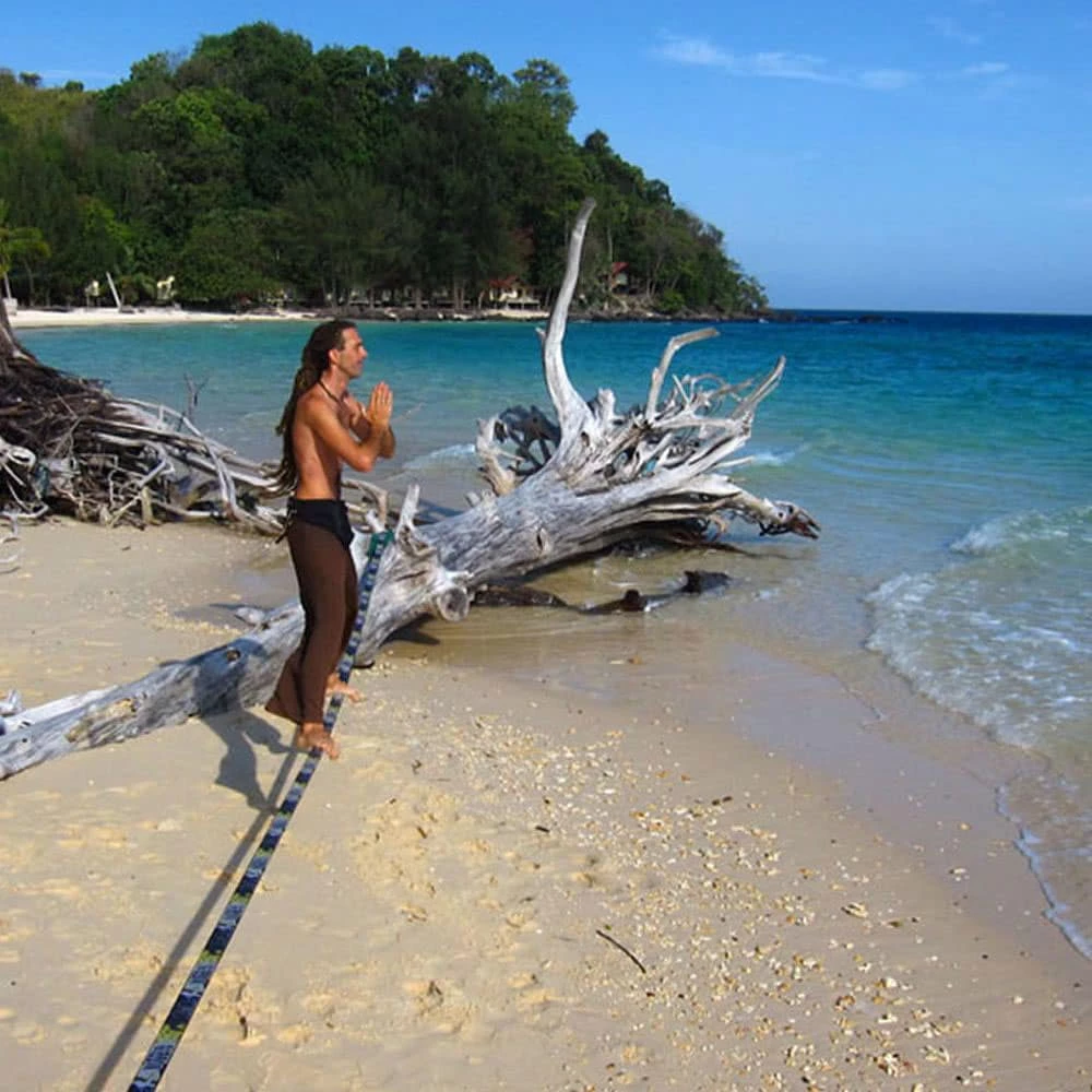 Budget ⭐ Gibbon Jibline Treewear Trick-Slackline Black Damen, Herren 🤩 – Bild 7