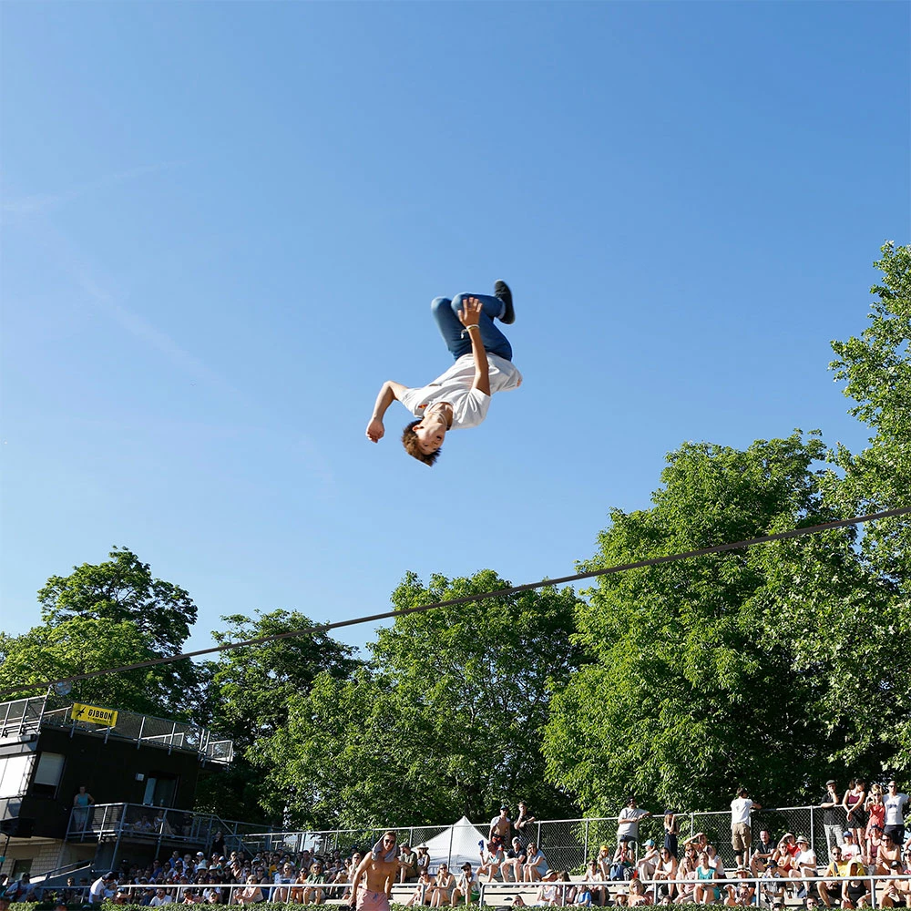 Budget ⭐ Gibbon Jibline Treewear Trick-Slackline Black Damen, Herren 🤩 – Bild 8