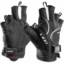 Am billigsten ✔️ Leki Nordic Lite Shark Short Nordic Walking-Handschuhe Black/White Damen, Herren 😉