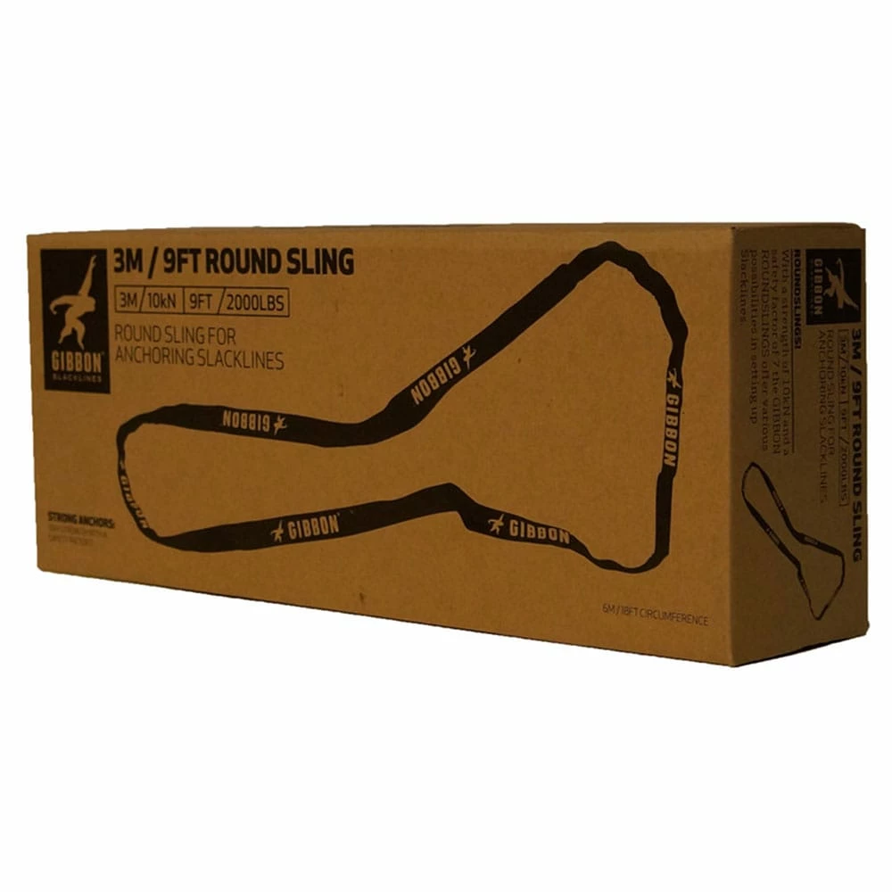 Budget ???? Gibbon Round Sling 2 Slackline-Sicherungsschlinge Black Damen, Herren ???? – Bild 3