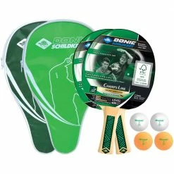 Am billigsten 🔔 Donic Cover Set Champs Line 400 Tischtennis-Set Natural Damen, Herren ⭐