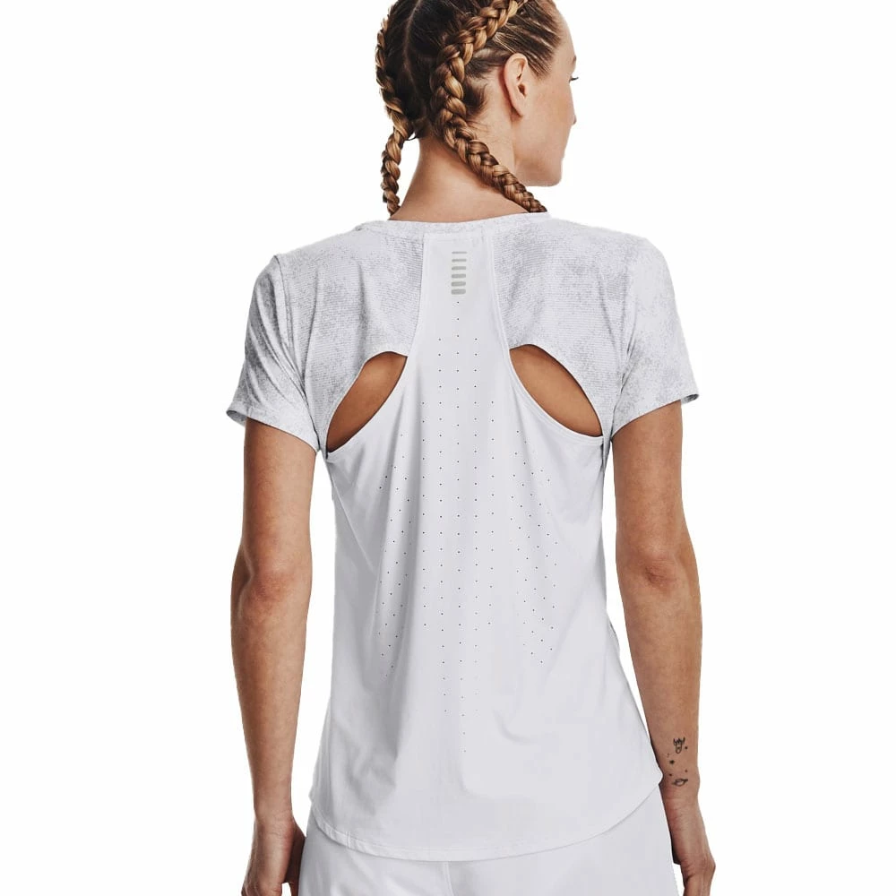 Bestes Angebot 🔔 Under Armour Iso-Chill Run Trainingsshirt White Damen 🤩 – Bild 2