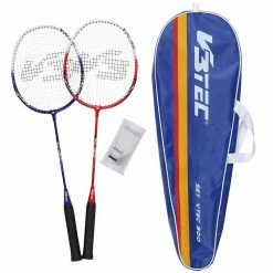 Billig 👏 V3Tec NOS V TEC 300 Badminton-Set Blue/Red Damen, Herren 👍