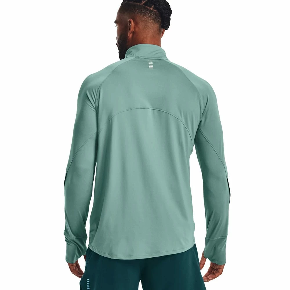 Billig ⌛ Under Armour Qualifier Run 2.0 Half-Zip 👚 Shirt Fresco Green Herren 🎉 – Bild 2