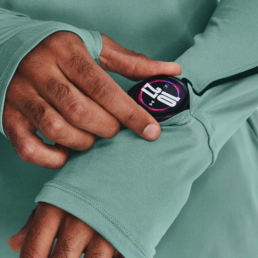 Billig ⌛ Under Armour Qualifier Run 2.0 Half-Zip 👚 Shirt Fresco Green Herren 🎉 – Bild 4