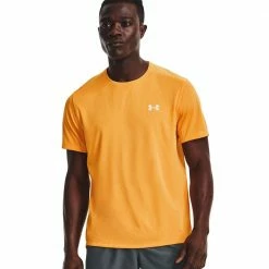 Großhandel ✔️ Under Armour Speed Stride 2.0 Laufshirt Orange Ice/Reflective Gr. S Herren 👏