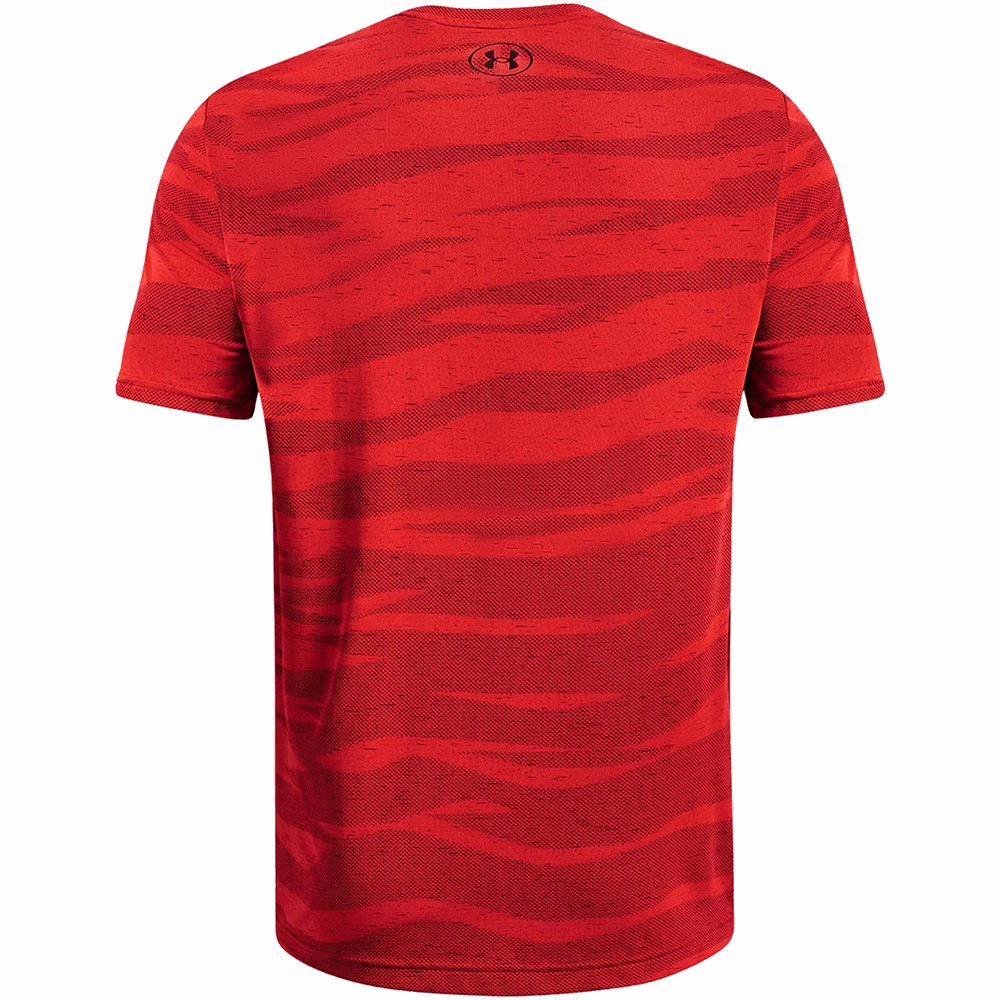 Bestes Angebot 🔔 Under Armour Seamless Wave SS Trainingsshirt Bolt Red/Chestnut Red Herren ⌛ – Bild 6