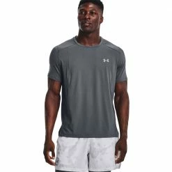 Auslauf 🤩 Under Armour Iso-Chill Laser Kurzarmshirt Pitch Gray Herren 🥰