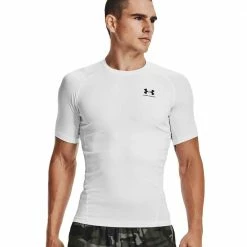 Angebote 🤩 Under Armour HG Comp Laufshirt White Herren 😉