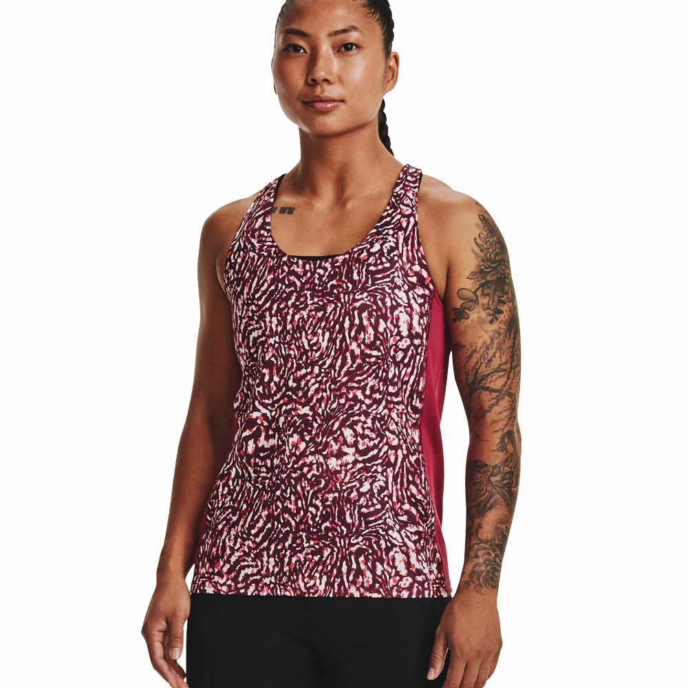 Budget 👏 Under Armour Fly By Tank Top Black Rose Damen 👍