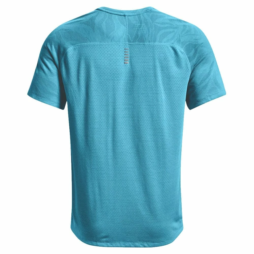 Coupon 🤩 Under Armour Streaker Jacquard Tee 👕 Shirt Fresco Blue Herren 🔔 – Bild 4