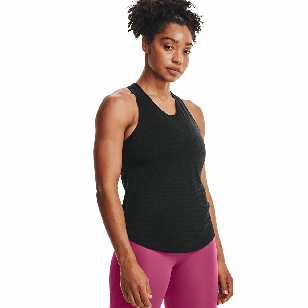 Brandneu 🎁 Under Armour Streaker Tank Top Black Damen 👏