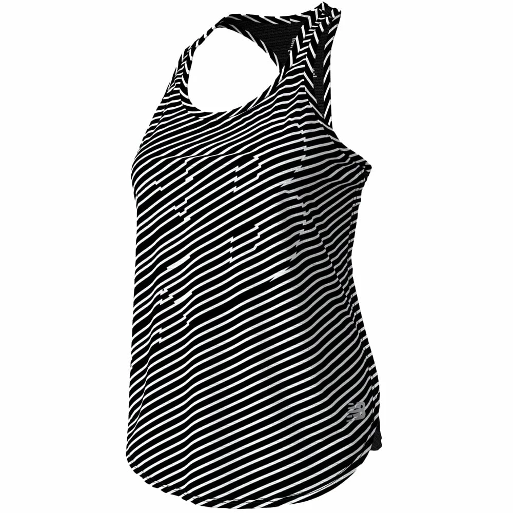 Budget 🤩 New Balance Accelerate 👕 Shirt White/Black Damen 👍