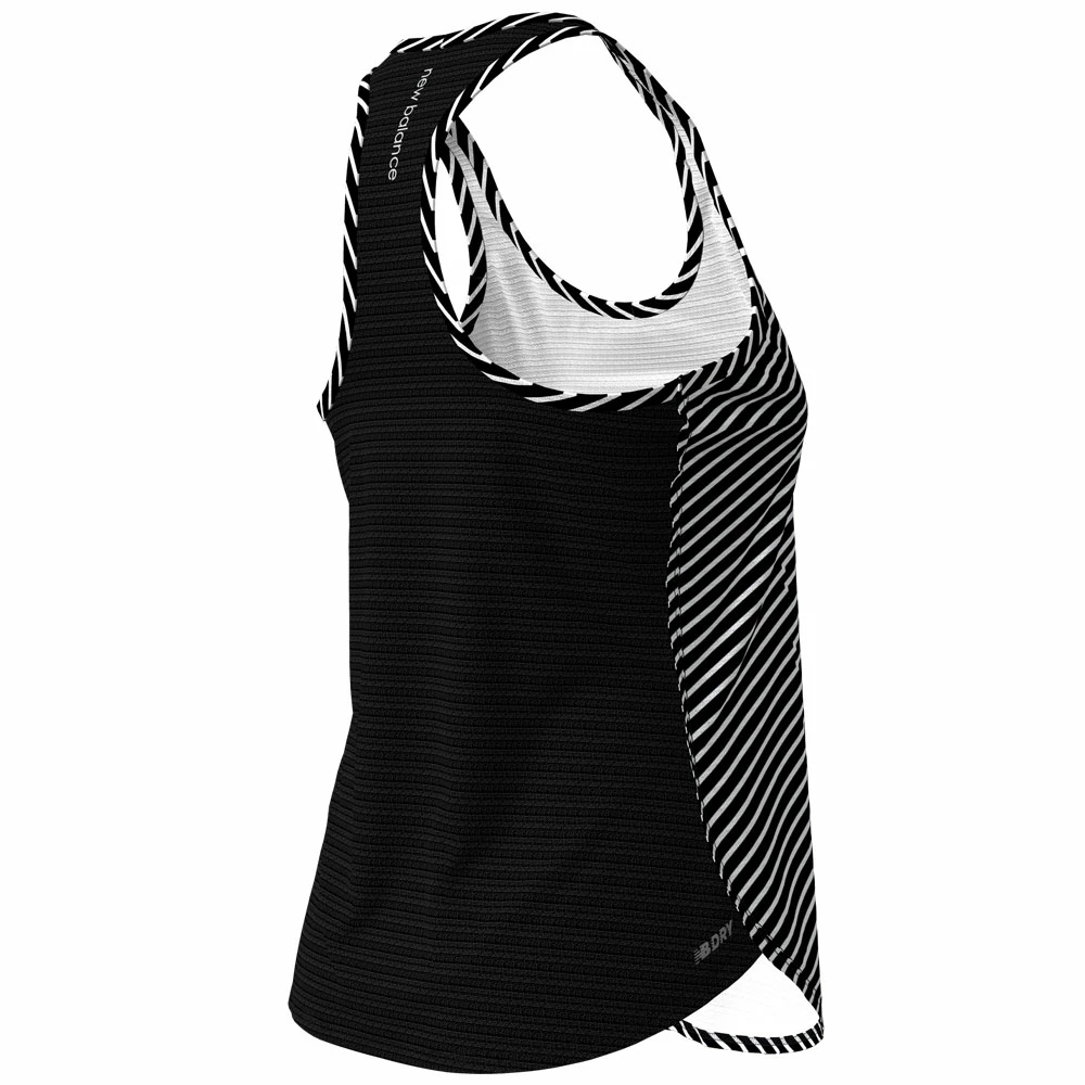 Budget 🤩 New Balance Accelerate 👕 Shirt White/Black Damen 👍 – Bild 2