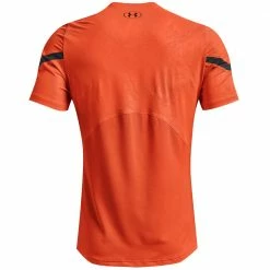Rabatt ✨ Under Armour Rush Emboss 2.0 Funktionshirt Blaze Orange/Jet Gray Herren ✨ -Adidas-Shop unnamed file 535