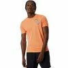 Angebote 🧨 New Balance Graphic Impact Run Radshirt Vibrant Orange/Heather Herren ✔️