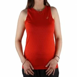 Budget 👍 Asics Gel-Cool Sleeveless Tanktop Classic Red Damen 😀