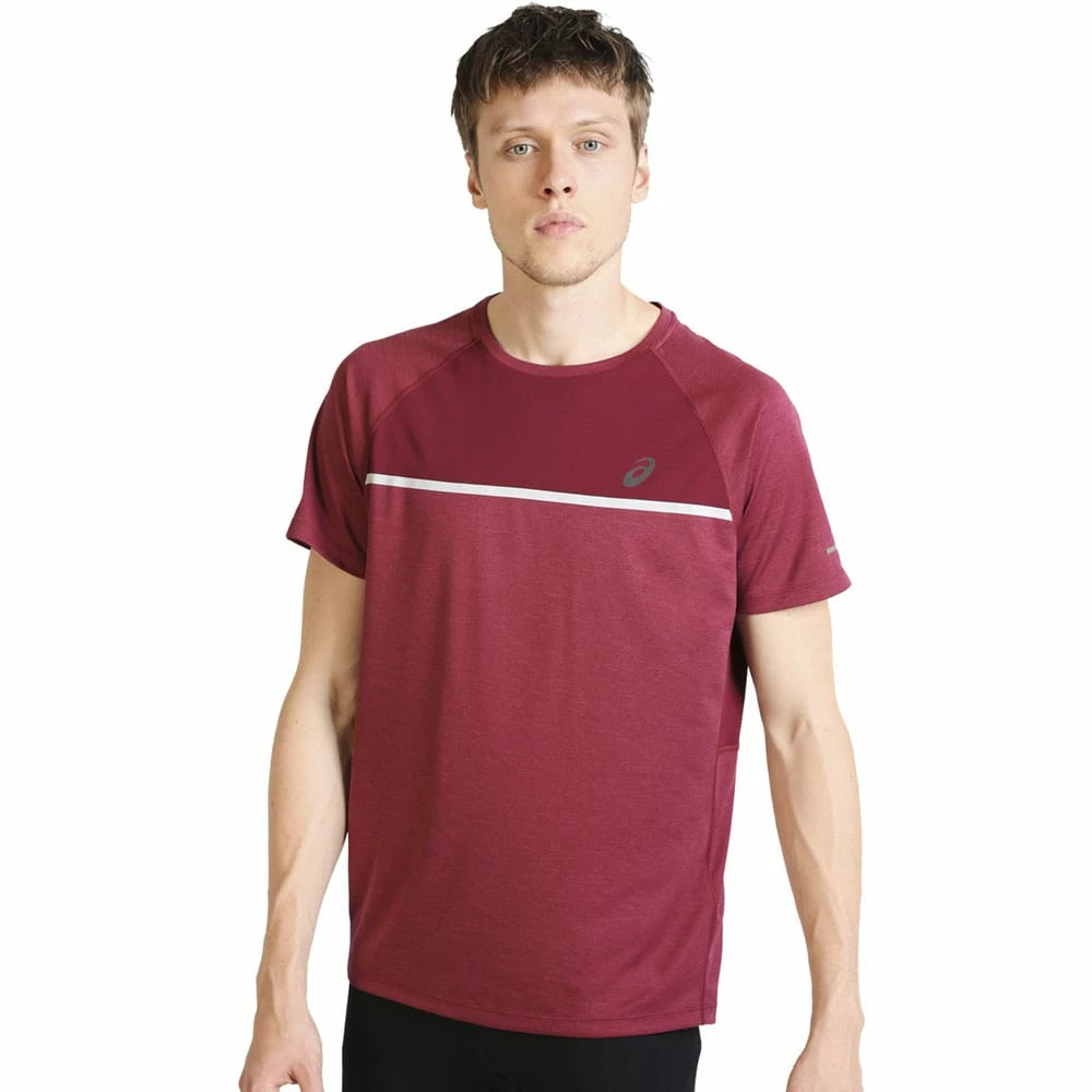Rabatt ???? Asics Shortsleeve Top Trainingsshirt Cordovan Herren ???? 3 Rabatt ???? Asics Shortsleeve Top Trainingsshirt Cordovan Herren ????