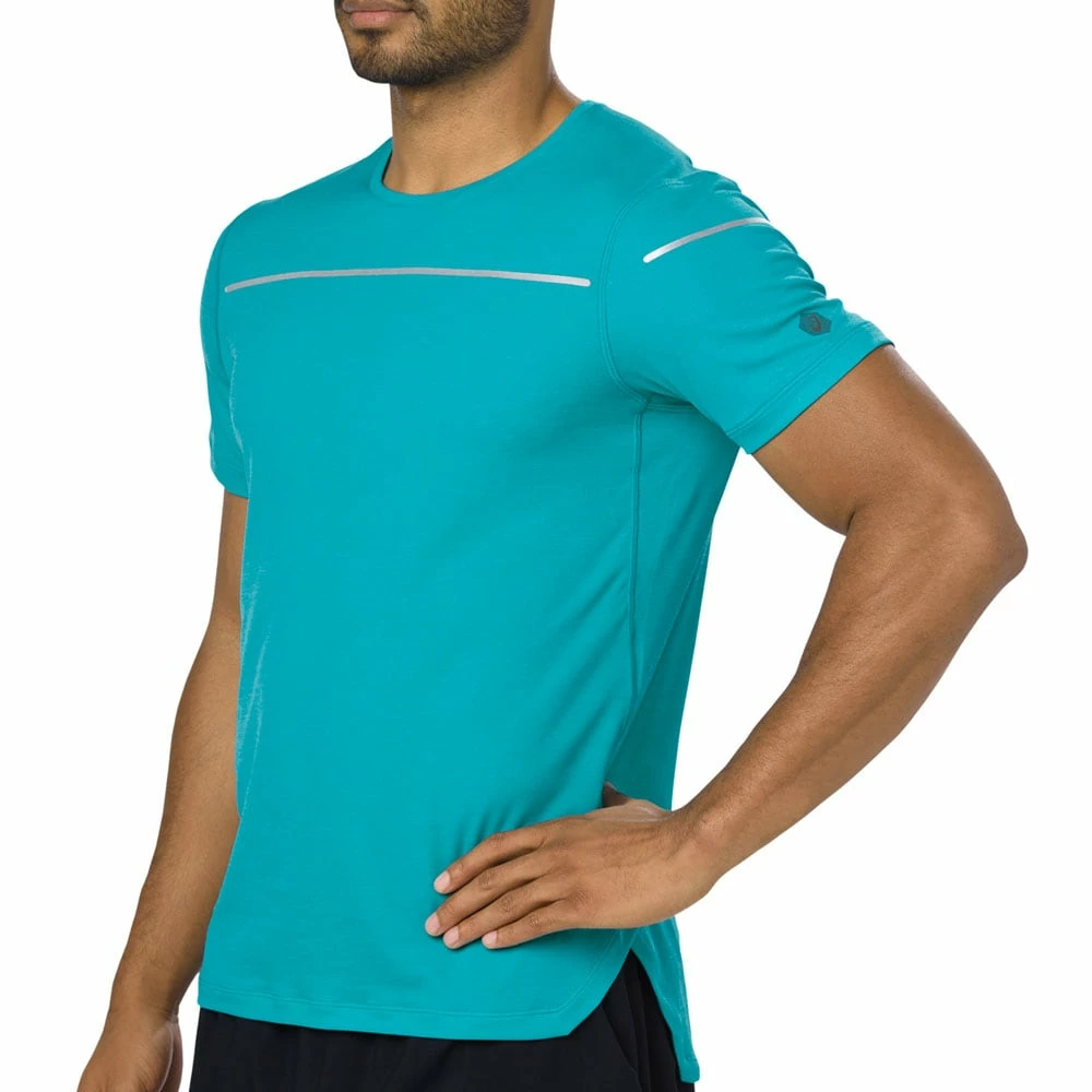 Top 10 ✨ Asics Lite-Show 👕 Shirtsleeve Top 👕 Shirt Lake Blue Herren 🤩 – Bild 2