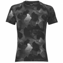 Billig 🛒 Asics FuzeX Tee 👕 Shirt Camo Geo/Performance Black Herren 😉
