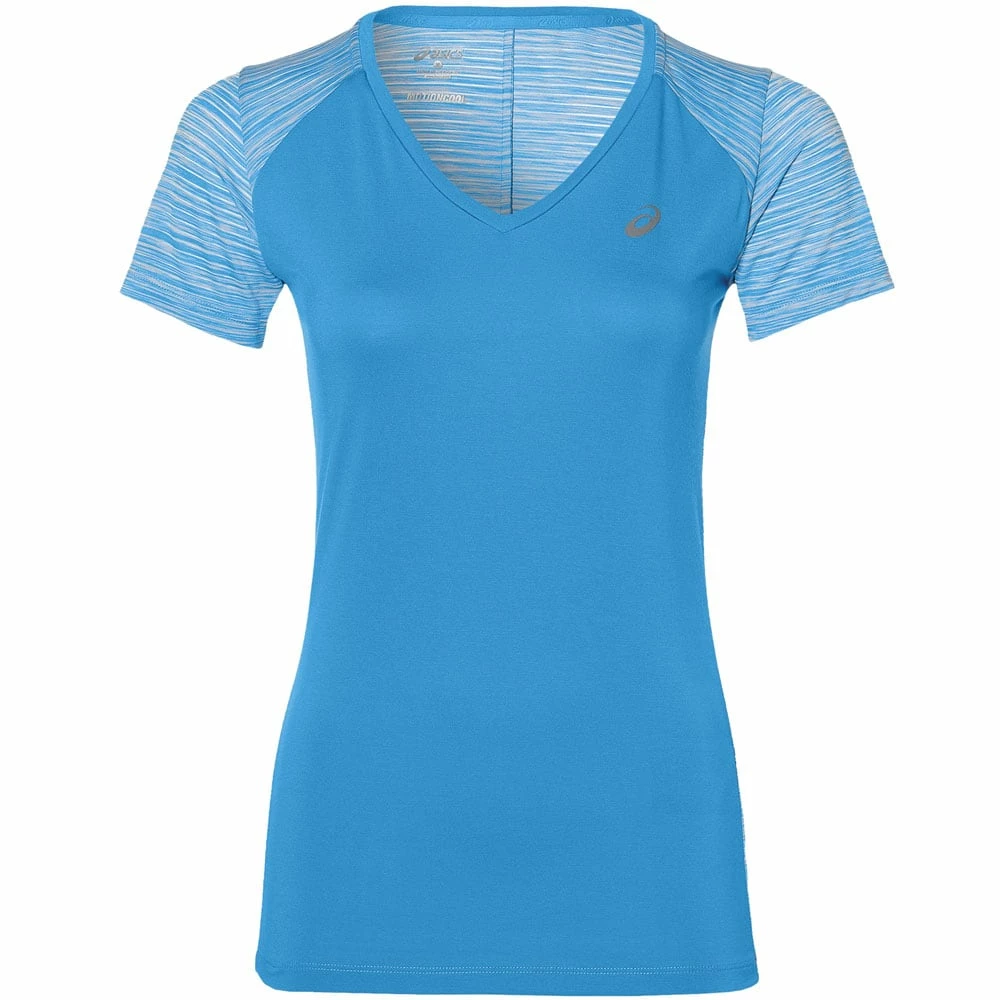 Auslauf ⭐ Asics FuzeX V-Neck SS Top Laufshirt Diva Blue Damen 😍