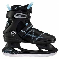 Billig 😉 K2 Alexis Ice Boa Schlittschuhe Black/Blue Damen 😉