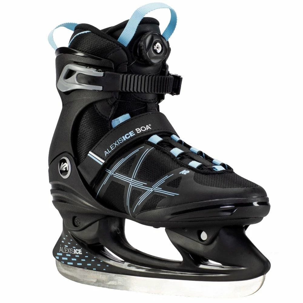 Billig 😉 K2 Alexis Ice Boa Schlittschuhe Black/Blue Damen 😉 – Bild 2