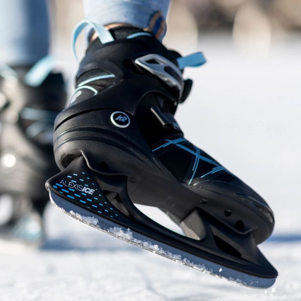 Billig 😉 K2 Alexis Ice Boa Schlittschuhe Black/Blue Damen 😉 – Bild 3