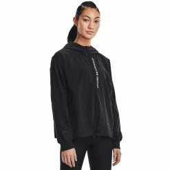 Besorgen ⭐ Under Armour Woven FZ Sportjacke Black Damen 🧨