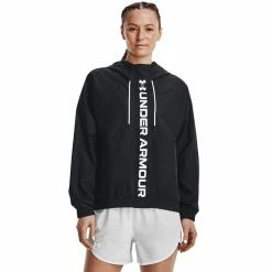 Blitzangebot 🧨 Under Armour Rush Woven Trainingsjacke Black Damen ✨