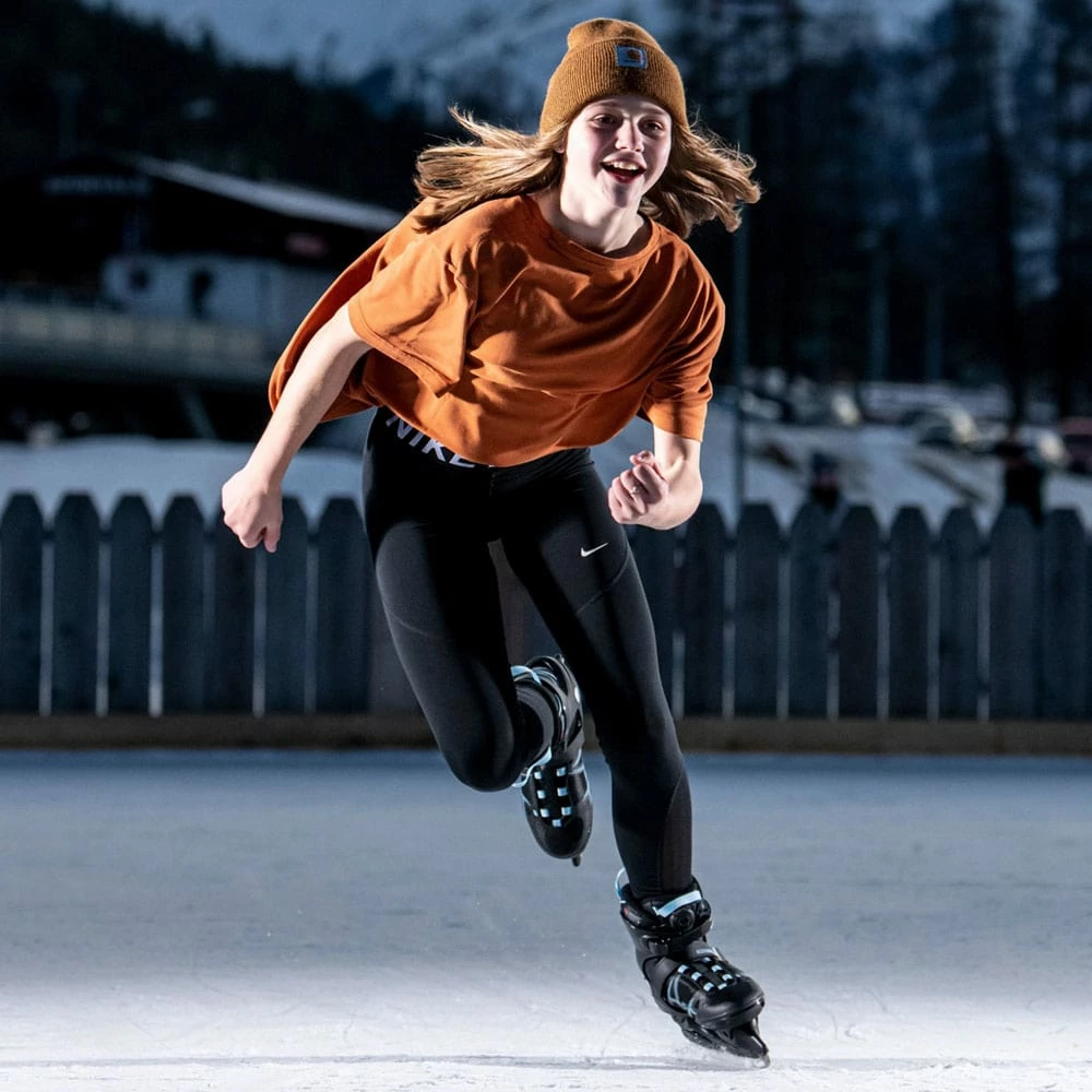 Billig 😉 K2 Alexis Ice Boa Schlittschuhe Black/Blue Damen 😉 – Bild 4