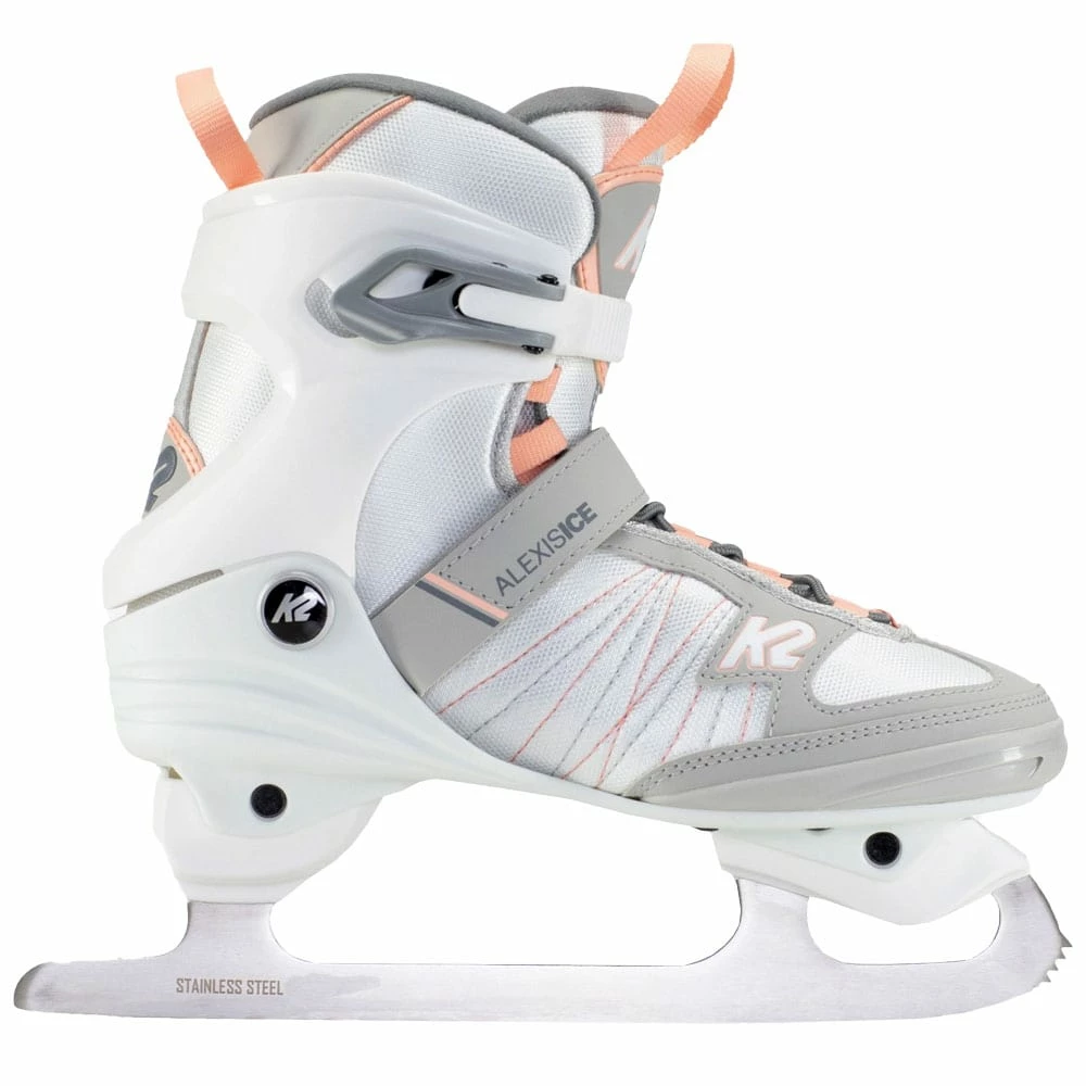 Bestpreis 🤩 K2 Alexis Ice Figure Blade Eislaufschuhe White/Coral Damen 😀